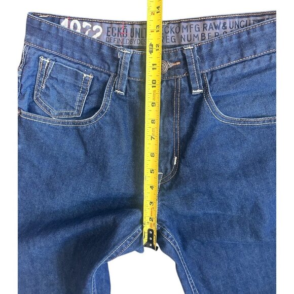 ECKO UNLTD. 1972 #93536 Men's Straight Leg Jeans Dark Wash Size 32x30 - Picture 13 of 15
